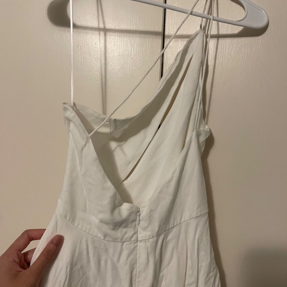 SAU LEE Morgan Dress in White - Picture 6 of 9